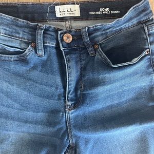 Nicole Miller Size 4 High Rise Skinny Ankle Jeans